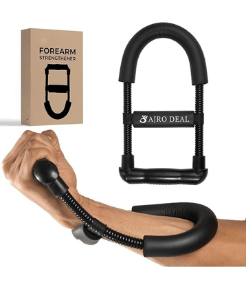 Forearms Equipment Wrist Exercise Equipment Forearm Exercise Forearm Grip Arm Hand Grip/Fitness Grip  (Black)