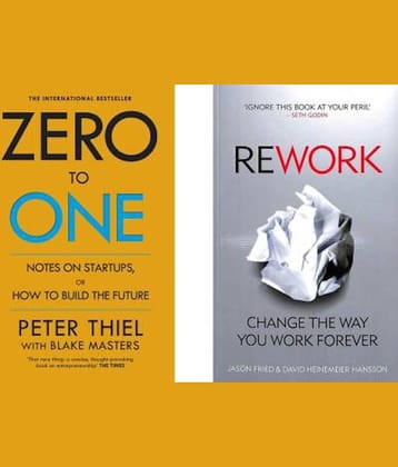 Zero To One, Rework  (Paperback, PETER THEIL, jason fried)
