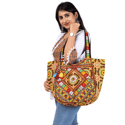 Women Embroidered Tote Bag