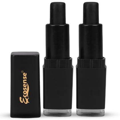ECOSENSE True Black Hair Color Stick (Pack of 2) Instant Root Touch Up for Grey Hair | Temporary Hair Colour for Men & Women | Quick & Mess-Free | Natural Ingredients ECOSENSE True Black Hair Color Stick (Pack of 2) Instant Root Touch Up for Grey Hair | 