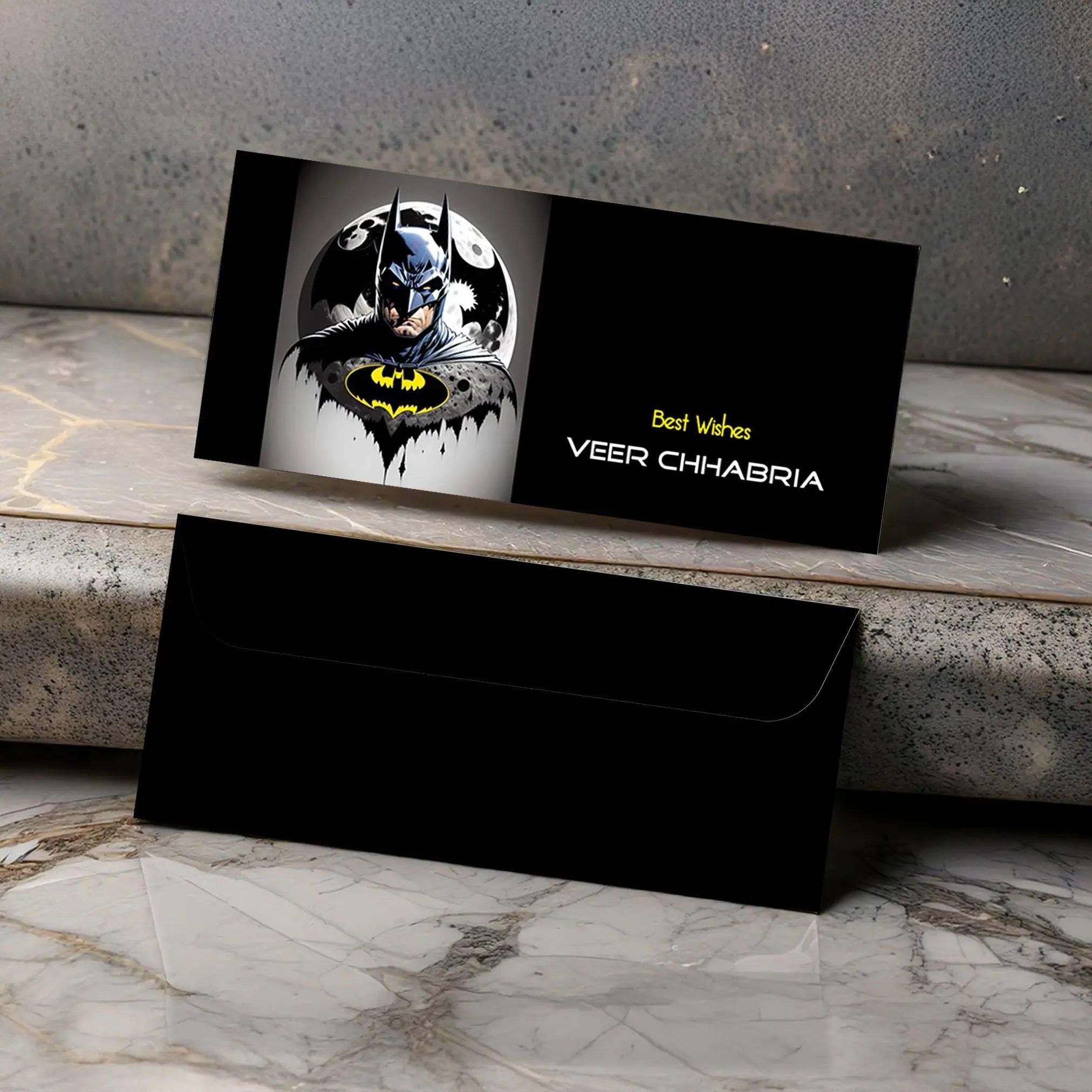 Personalised Money Envelopes - Batman - Set of 20-Default Title / Best Wishes