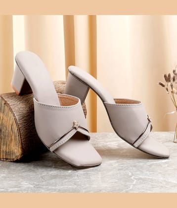 Paduki Gray Women's Slip On Heels
