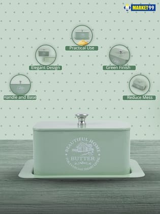 Market99 Butter Dish with Handle and Base