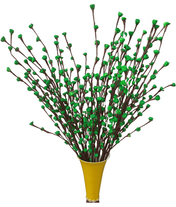 Fab n Style Orchids Green Artificial Flowers Bunch - Pack of 1