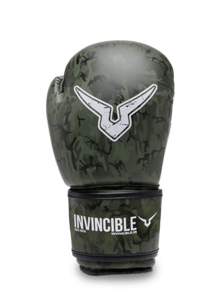 Invincible Commando Training Boxing Gloves-Camo / 8OZ