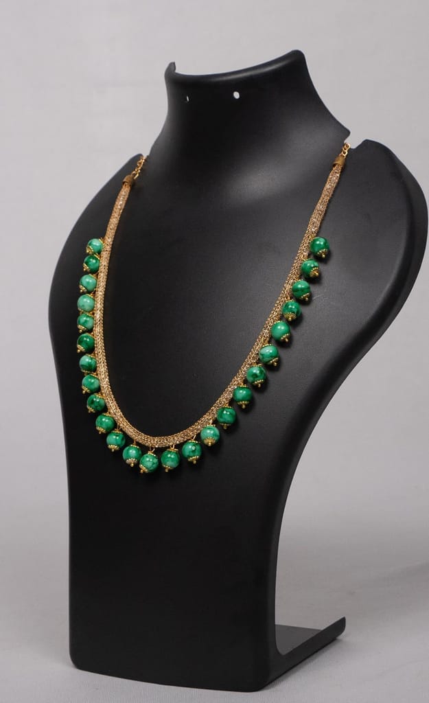 SONCHIRAIYA AP MEPMA GREEN BEADS CHAIN