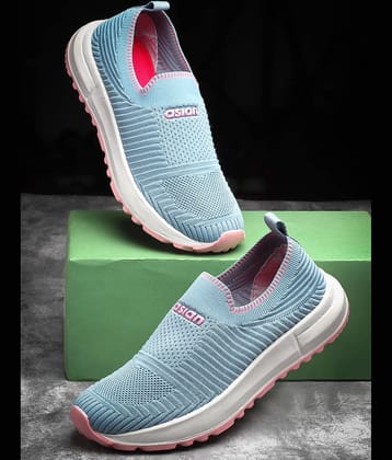 ASIAN Navy Blue Women's Slip On