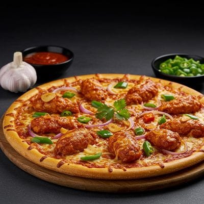 Chicken 65 Pizza
