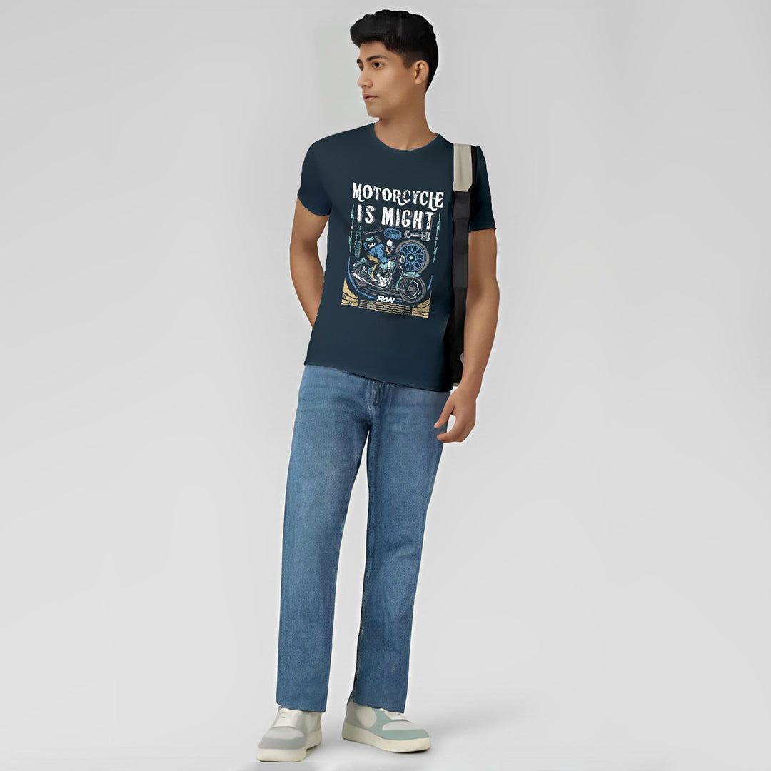 Motorcycle is Might | T-Shirt-M