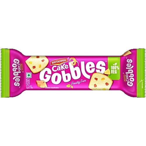 Britannia Fruity Fun Gobbles Cake, 55 g