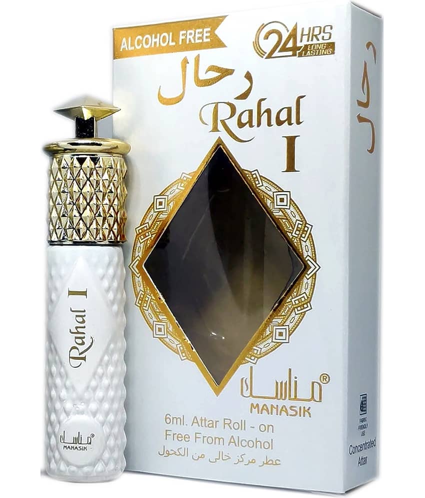 MANASIK RAHAL WHITE 1  Concentrated   Attar Roll On 6ml .
