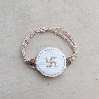 Swastik Cotton Rakhi