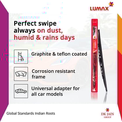 Lumax | STANDARD WIPER BLADE 14" (Single) | Wiper Blade | Size 14 Inch Lumax | STANDARD WIPER BLADE 14" (Single) | Wiper Blade | Size 14 Inch