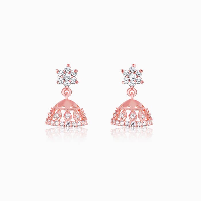 Rose Gold Enticing Jhumki