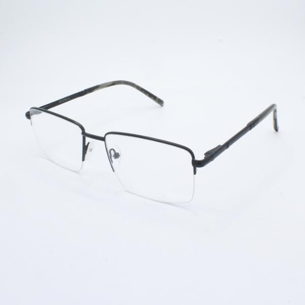 Lensoz Elite X Luxe Half Rim Rectangle - Medium - Black