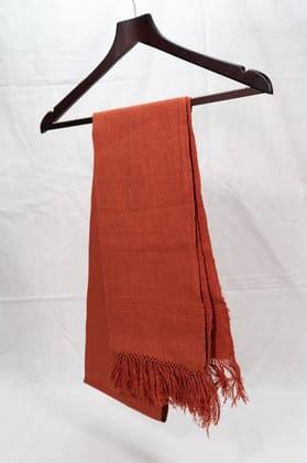 Handwoven Eri Silk Muffler- Natural & Sustainable Handwoven Eri Silk Muffler- Natural & Sustainable