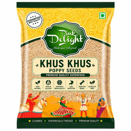 Pink Delight Khus Khus/Poppy Seeds 100g