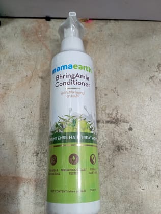 Mamaearth Bhringamla Conditioner With bhrin raj Aml For intense hair treatmen Men & dermatologically for all Cone free Tested Hairt Net content (when pocked) 250 