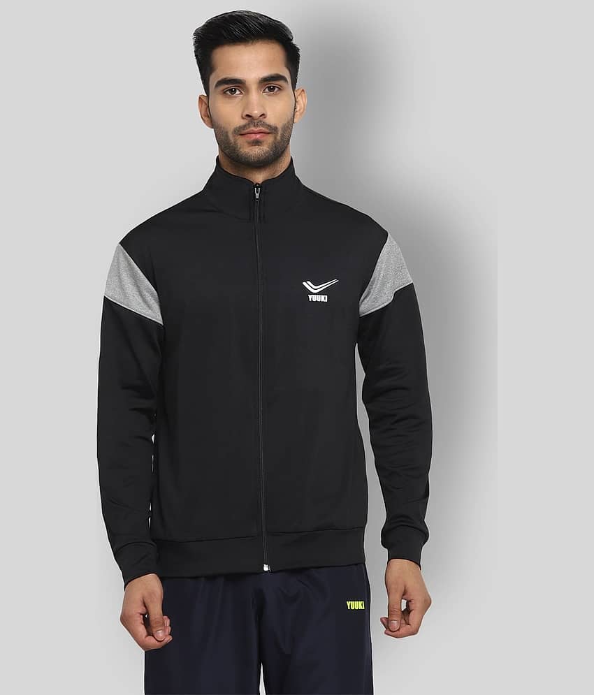 YUUKI Black Polyester Jacket