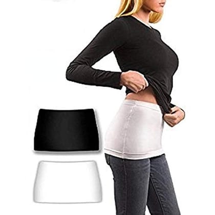 Magnusdeal Designed Trendy Top 1 Pack Set of 2 (Black & White)