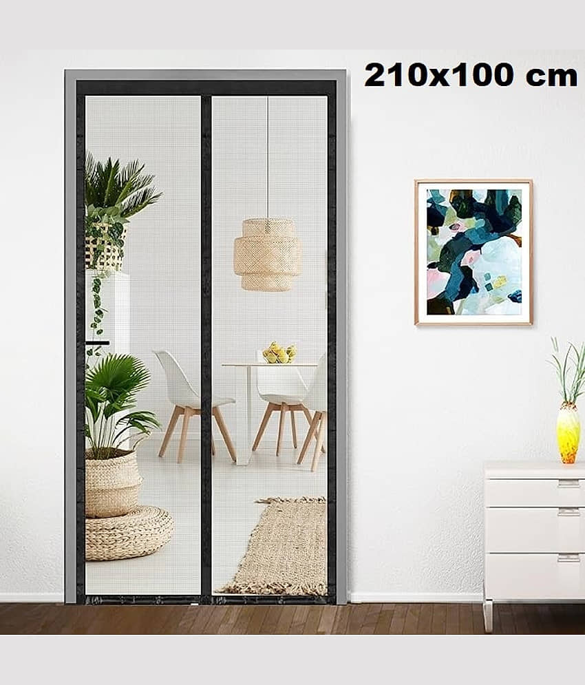 CASA FURNISHING - Black HDPE - High Density Poly Ethylene Hanging Mosquito Net ( Pack of 1 )