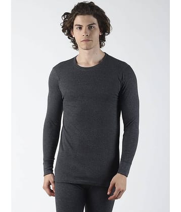 Force NXT Pack of 1 Cotton Blend Thermal Tops For Men's ( Grey )