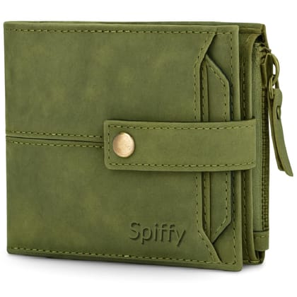 Spiffy Genuine Leather Wallet for Men | RFID Blocking Slim Card Holder Wallet for Man with Detachable Card Holder, Coin Pocket & Zip | Premium Men Wallet Gift for Men Spiffy Genuine Leather Wallet for Men | RFID Blocking Slim Card Holder Wallet for Man w