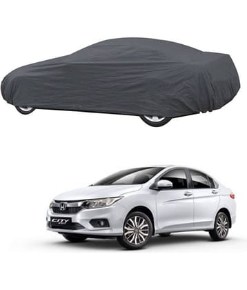Autoretail Grey Color Car Cover Polyster For Honda City