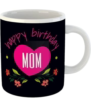 Keviv - Multi Color Ceramic Coffee Mug ( Pack of 1 )