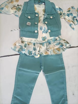 Cute Floral Kids Dress for Fashionable Girls