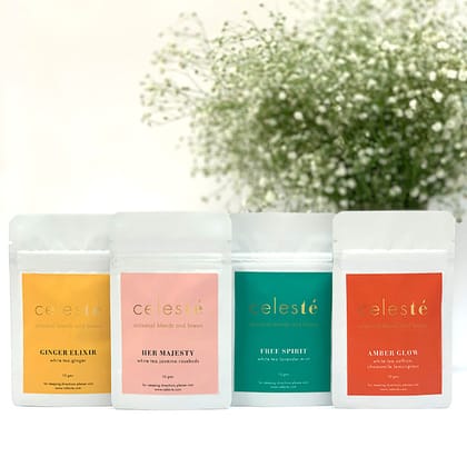 White Tea Selection (Pack of 4)-40 GRAMS (AVG. 16 CUPS)