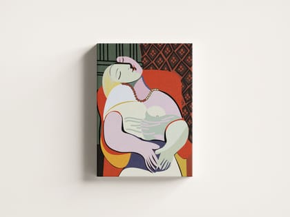 FURNISHUB LE Reve, by Pablo Picasso (1932) | Famount Artwork Painting | Wall Decor Artpiece | Home Decor Accessories