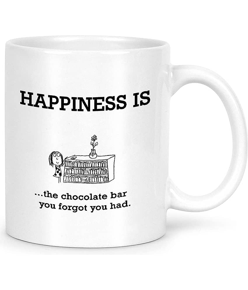 Idream Quote Printed Ceramic Coffee Mug 1 Pcs 330 mL