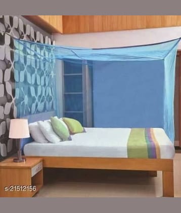 NISSI Queen Purple Plain Mosquito Net, Machardani
