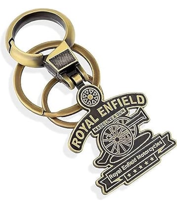 THR3E STROKES Multicolour Brass Keychain - Pack of 1