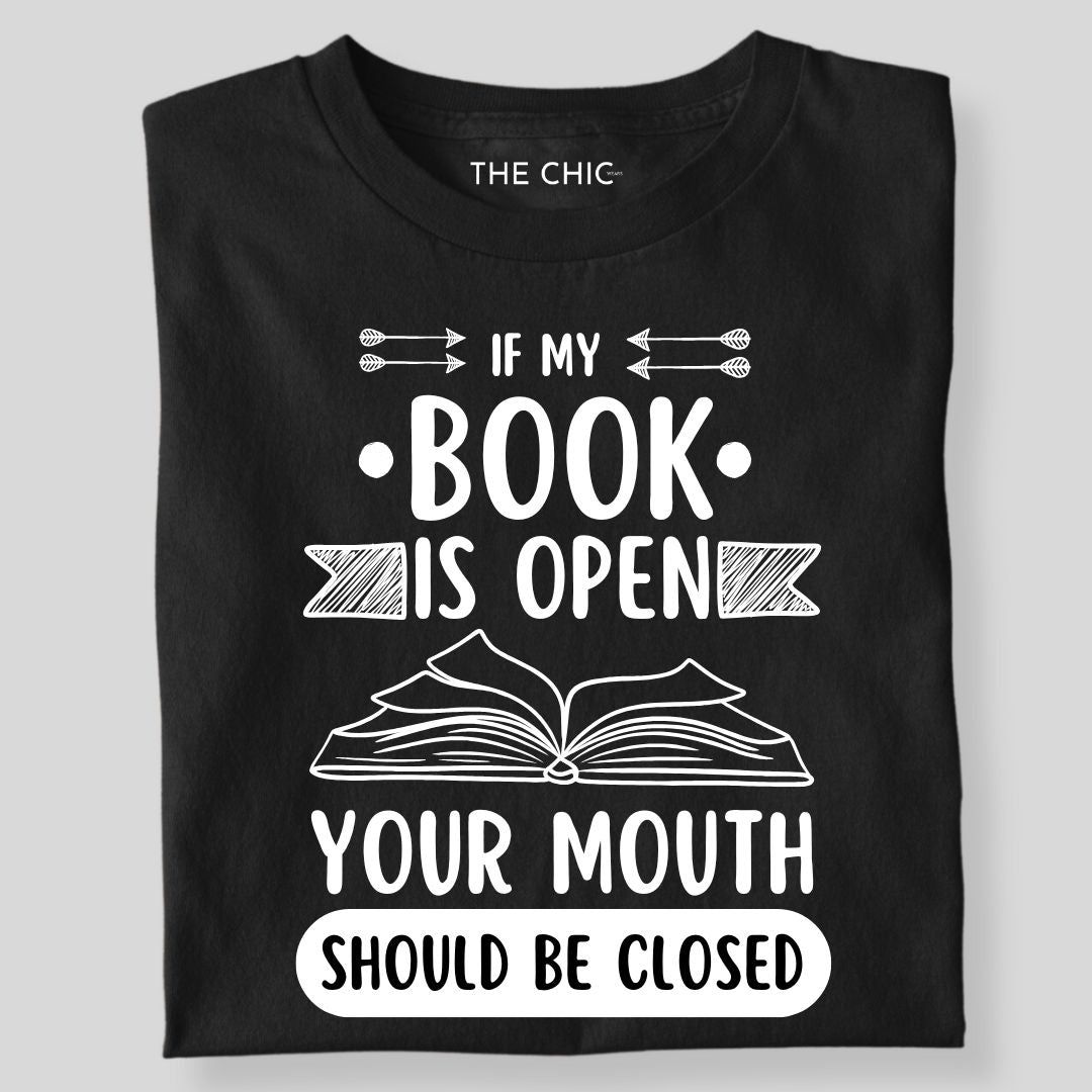 My book is open-Black / S