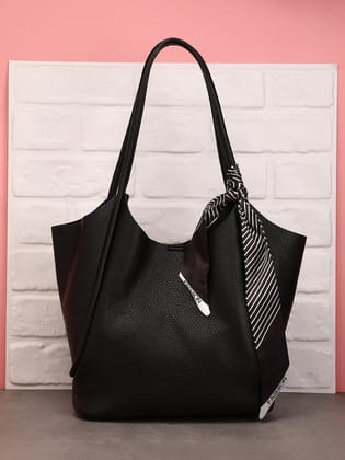 The Metrograph  Tote Bag With Pouch - Onyx Black-Tote Bag