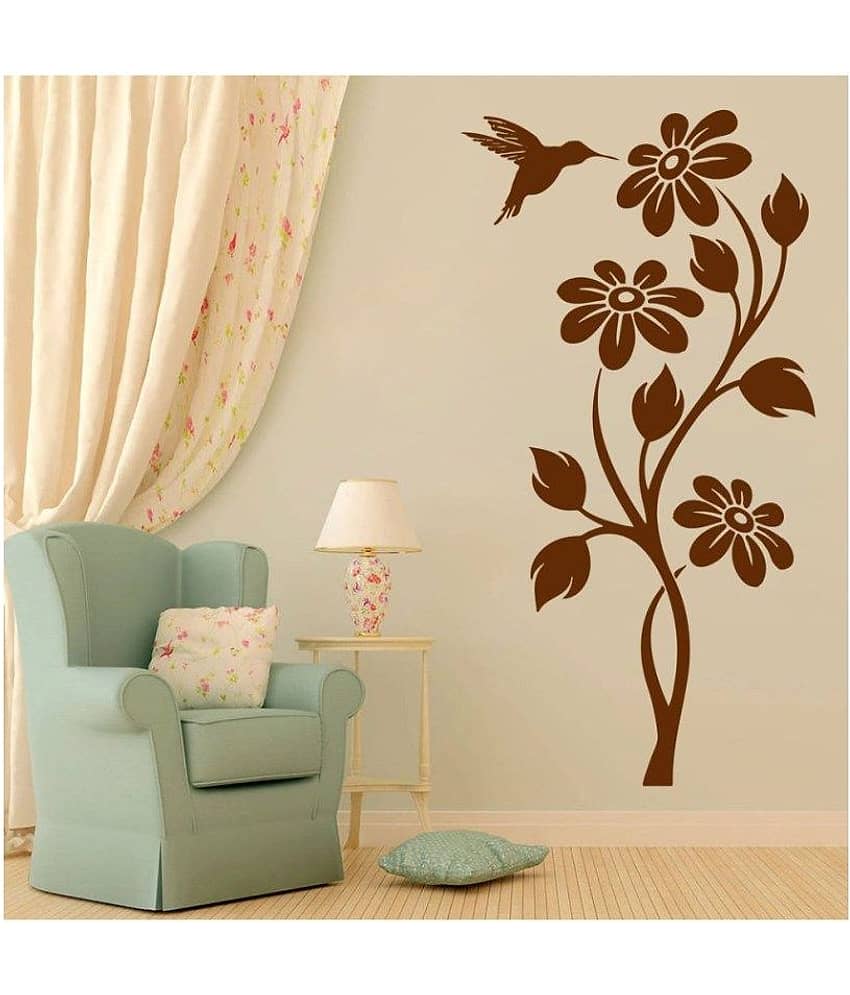 Decor Villa Flower PVC Wall Stickers