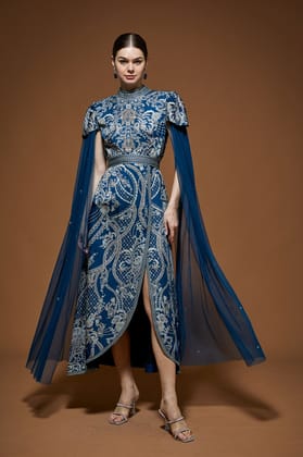 Blue Kaftan-XS