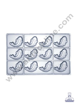 FineDecor 12 Cavity Koi Fish Shape Polycarbonate Chocolate Mold - ( YBS-123 )