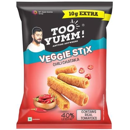Too Yumm Chilli Chataka Veggie Stix, 75 gm