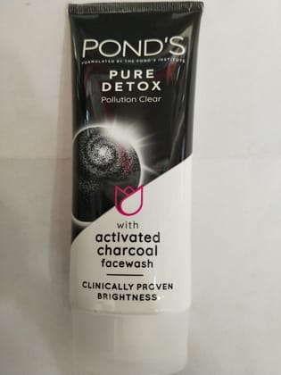 Pond's Pure Detox Pollution Clear With Activated Charcoal Facewash