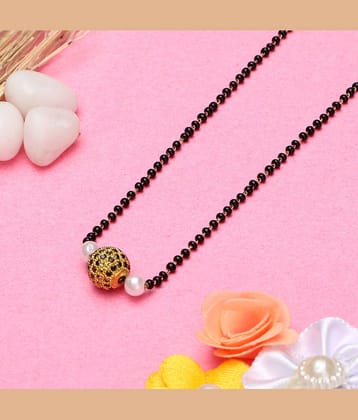 Darshini Designs Black Mangalsutra ( Pack of 1 )