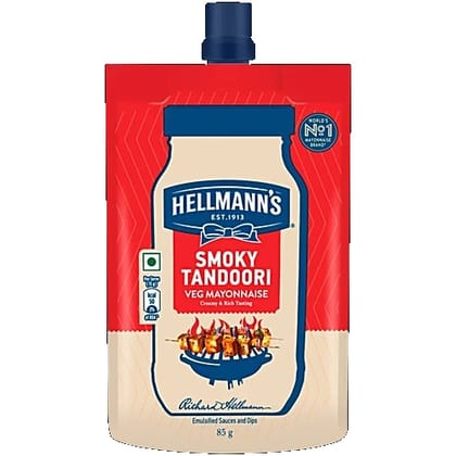 Hellmann's Smoky Tandoori Veg Mayonnaise, 85 g