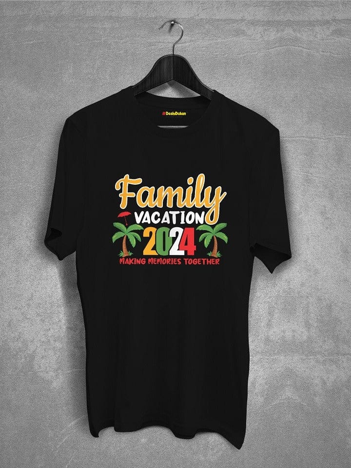 Family Vacation 2024 Memories T-shirt-Black / XS