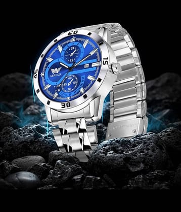 Abrexo Silver Stainless Steel Analog Men's Watch