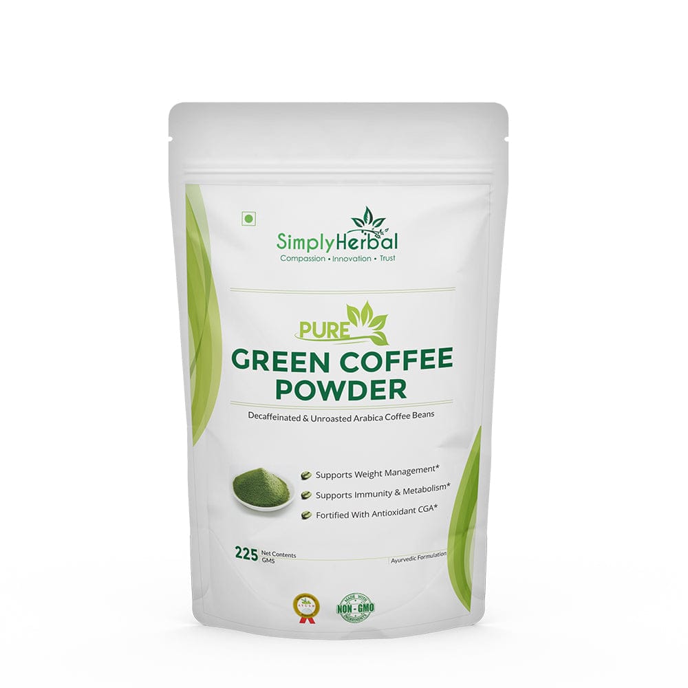 Simply Herbal Green Coffee Beans Powder  – 225grm