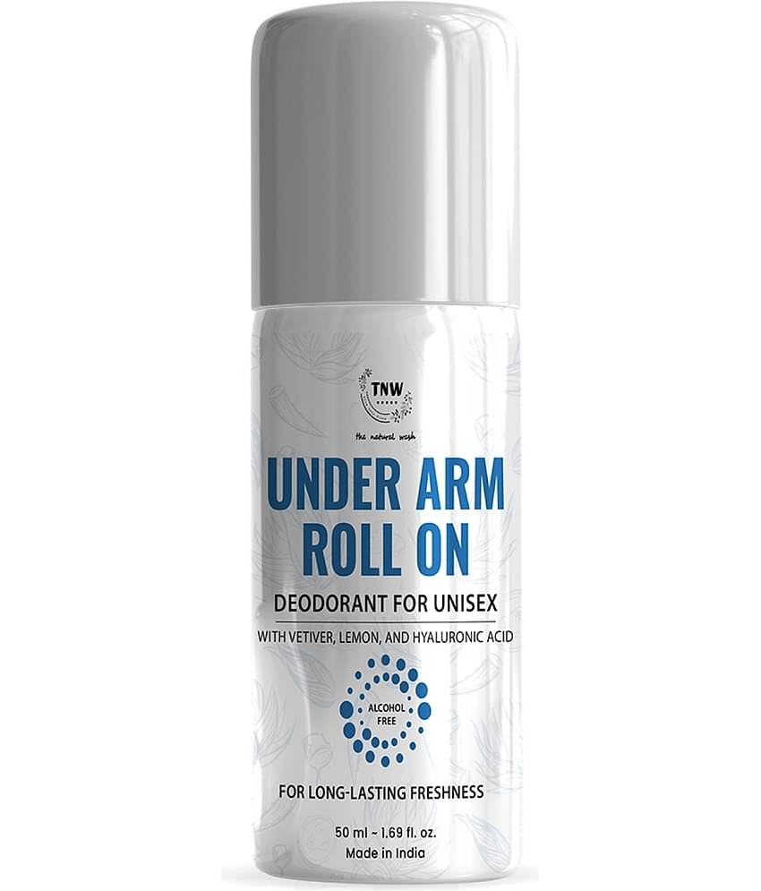 TNW - The Natural Wash Underarm Roll,On With Hyaluronic Acid And Vetiver For Unisex, 50Ml