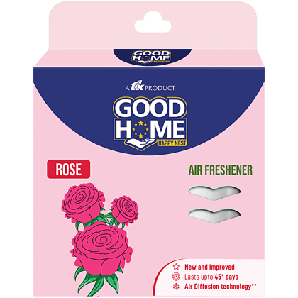 Good Home Air-Freshener Rose For Bathrooms, Suitcases, Cupboards, Shoe Racks, Long-Lasting Fragrance, 50 G