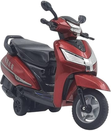 Plastic Bestiva Toy Scooter Activa, Pull Back Action, Excellent Body Graphics, Diggy openable, Pack of 1 (Multicolor)